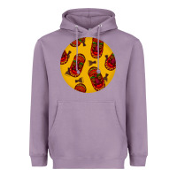 Lavender african masks round earrings 5 Heavyweight Hoodie - BundleAndBundleShop