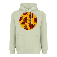 Matcha african masks round earrings 5 Heavyweight Hoodie - BundleAndBundleShop