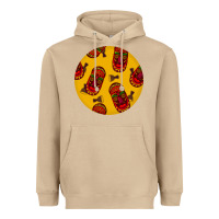 Mushroom african masks round earrings 5 Heavyweight Hoodie - BundleAndBundleShop
