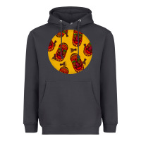 Smoke african masks round earrings 5 Heavyweight Hoodie - BundleAndBundleShop