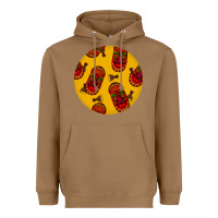 Toasted Coconut african masks round earrings 5 Heavyweight Hoodie - BundleAndBundleShop