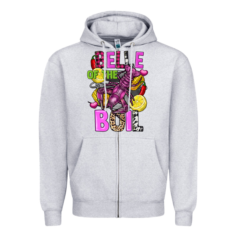 Belle Of The Boil Crawfish Zipper Hoodie by FaDigitalArtStudio | Teevron