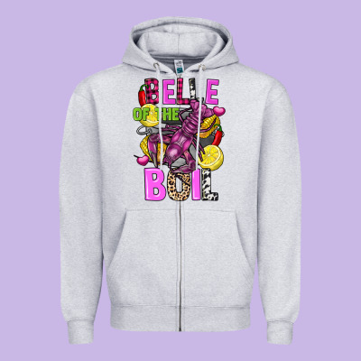 Belle Of The Boil Crawfish Zipper Hoodie Designed By Fadigitalartstudio