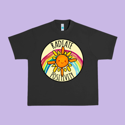 Radiate Positivity Urban Heavy Tee Designed By Bettercallsaul