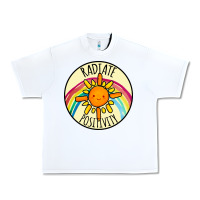 White Radiate Positivity Urban Heavy Tee - Bettercallsaul