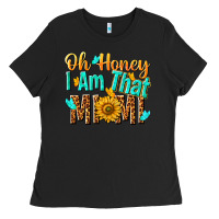 Black oh honey i am that mimi nca Ladies Tee - NancyCooperArtShop