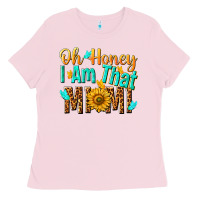 Bubblegum Pink oh honey i am that mimi nca Ladies Tee - NancyCooperArtShop