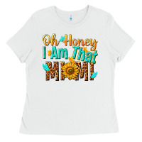 White oh honey i am that mimi nca Ladies Tee - NancyCooperArtShop