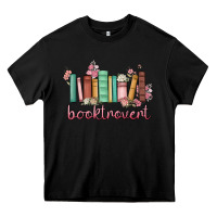 Black booktrovert Heavy Core Tee - MaliasSmallBusiness