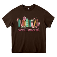 Chocolate Brown booktrovert Heavy Core Tee - MaliasSmallBusiness