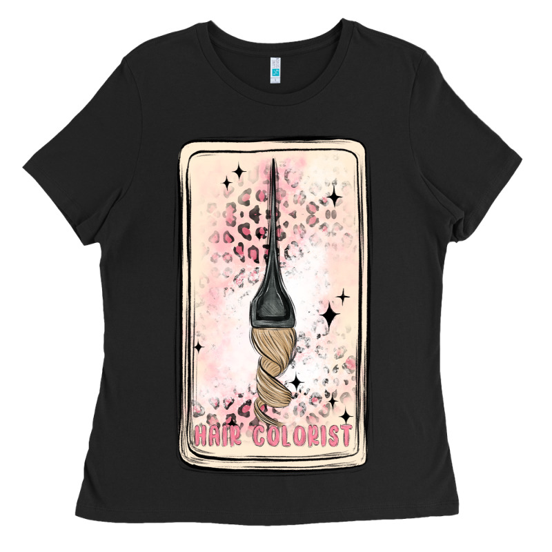 Hair Stylist Ladies Tee by MaliasSmallBusiness | Teevron
