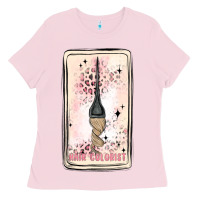 Bubblegum Pink hair stylist Ladies Tee - MaliasSmallBusiness