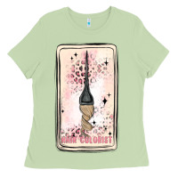 Matcha hair stylist Ladies Tee - MaliasSmallBusiness