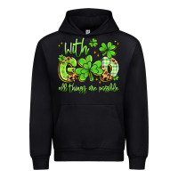 Black with god all things are possible Urban Hoodie - Artiststas