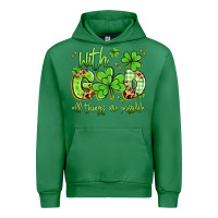 Emerald with god all things are possible Urban Hoodie - Artiststas