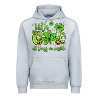 Heather Grey with god all things are possible Urban Hoodie - Artiststas
