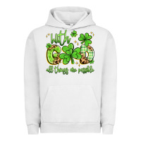 Pigment Lunar Rock with god all things are possible Urban Hoodie - Artiststas