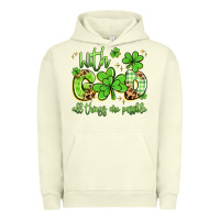 Pigment Pistachio with god all things are possible Urban Hoodie - Artiststas