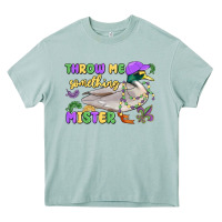 Arona throw me something mister mardi gras duck Heavy Core Tee - MaliasSmallBusiness