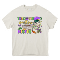 Cream throw me something mister mardi gras duck Heavy Core Tee - MaliasSmallBusiness