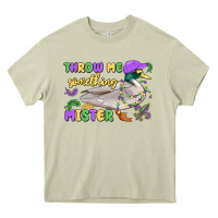 Mossy throw me something mister mardi gras duck Heavy Core Tee - MaliasSmallBusiness