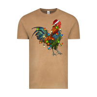 Vintage Camel Christmas Lights Rooster Vintage Tee - RanaPortraitStore