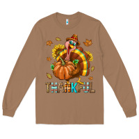 Toasted Coconut Thankful Turkey Long Sleeve Tee - texasbilliewilder