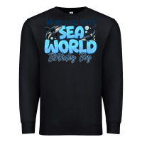 Black Whale Hello There Sea World Birthday Boy Premium Sweatshirt - CowhideDigitalArt