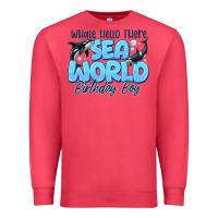 Cardinal Whale Hello There Sea World Birthday Boy Premium Sweatshirt - CowhideDigitalArt