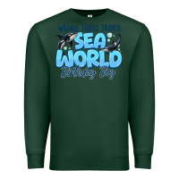 Sports Green Whale Hello There Sea World Birthday Boy Premium Sweatshirt - CowhideDigitalArt