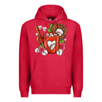 Cardinal Baseball Coffee cup Premium Hoodie - FaDigitalArtStudio