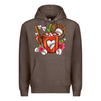 Coffee Baseball Coffee cup Premium Hoodie - FaDigitalArtStudio