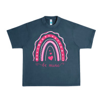 Midnight Navy Valentines Day Rainbow Urban Heavy Tee - Bettercallsaul