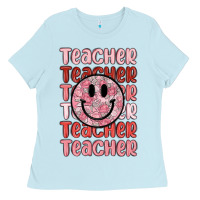 Baby Blue teacher Ladies Tee - MaliasSmallBusiness