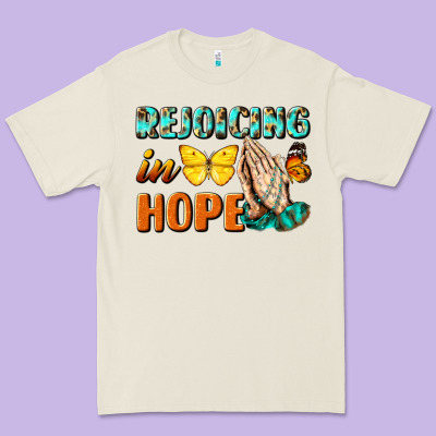 Rejoicing In Hope Premium Tee Designed By Nancycooperartshop