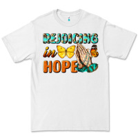 White rejoicing in hope Premium Tee - NancyCooperArtShop