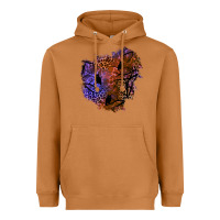 Meerkat halloween patch  4 Heavyweight Hoodie - BundleAndBundleShop