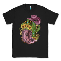 Black Pink Cowboy Boots Classic Tee - JahusDesignShop