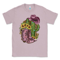 Lilac Pink Cowboy Boots Classic Tee - JahusDesignShop