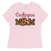 Bubblegum Pink Cockapoo Mom Ladies Tee - Jasminsmagicworld
