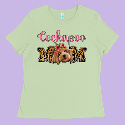 Cockapoo Mom Ladies Tee Designed By Jasminsmagicworld