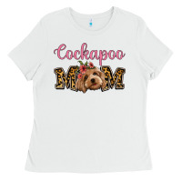 White Cockapoo Mom Ladies Tee - Jasminsmagicworld