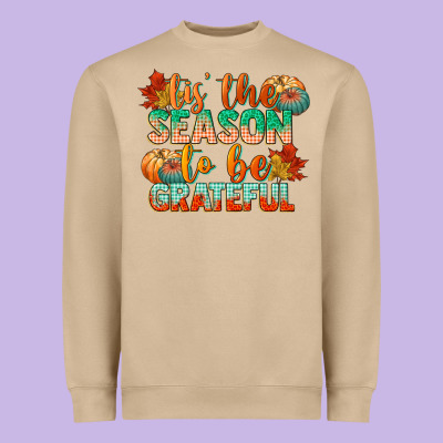 Tis The Season To Be Grateful Heavyweight Sweatshirt Designed By Cowgirlartshop