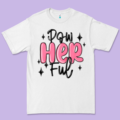 Powherful Premium Tee Designed By Maliassmallbusiness