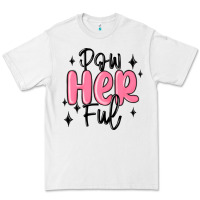 White powherful Premium Tee - MaliasSmallBusiness