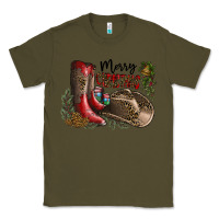 Army Green Merry Christmas Classic Tee - SublimationCraftShop