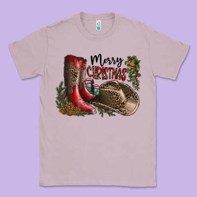 Merry Christmas Classic Tee Designed By Sublimationcraftshop