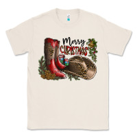 Natural Merry Christmas Classic Tee - SublimationCraftShop