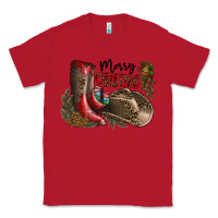 Red Merry Christmas Classic Tee - SublimationCraftShop