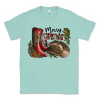 Seafoam Merry Christmas Classic Tee - SublimationCraftShop